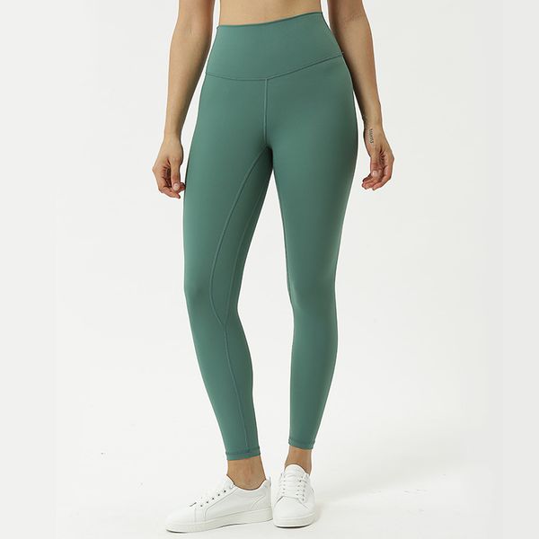 

lulu align yoga women gym butt lift compression sport leggings high waisted yoga pants tummy control nylon fabric, Black