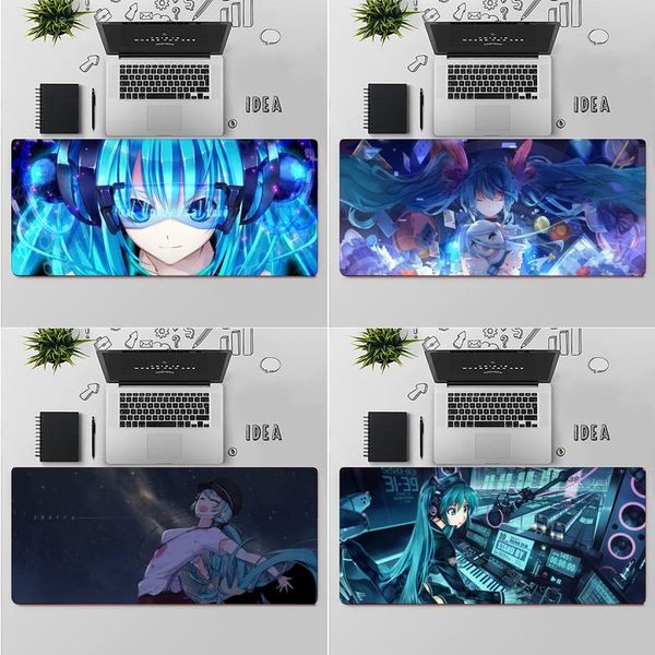 

mouse pads & wrist rests zoroxu cute h-hatsunes cartoon m-mikus comfort mat gaming mousepad table rug pc lapnotebook rubber wholesale