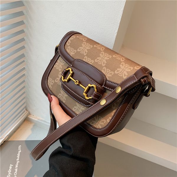 

factory direct sale 75% off texture women's 2021 new versatile single shoulder messenger autumn and winter armpit ins small square bags