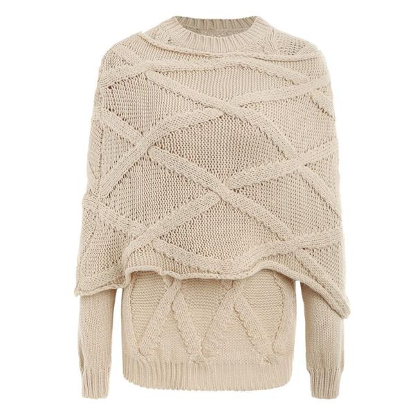 

autumn winter thick warm women cable knitwear solid casual sweaters female pullovers beige color long sleeves ladies jumper women's, White;black