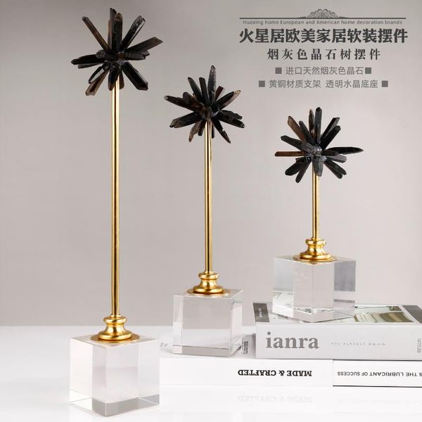 

decorative objects & figurines home decorati office model room living light luxury modern simple crystal tv cabinet porch