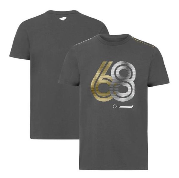 

2021f1 season short-sleeved round neck t-shirt formula 1 fans racing jersey overalls summer plus size can be customized