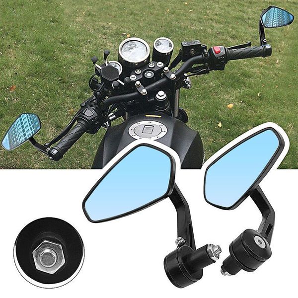 

motorcycle mirrors universal for bike soprt with 7/8" bar end retroviseur moto guidon mirror