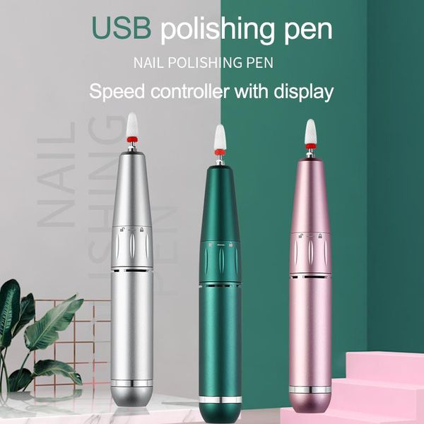 

nail drill & accessories ubs charging electric machine professional manicure pedicure lathe grinding milling pen apparatus