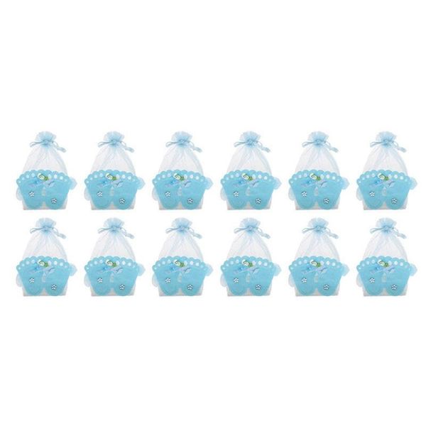 

gift wrap 12 pieces baby candy box wedding ribbon baptism