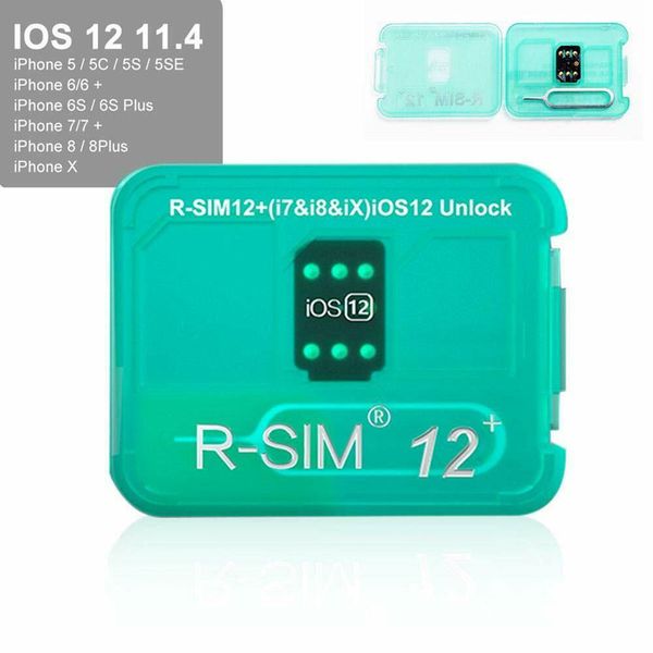 

rsim12+ rsim sim card unlock chip with pop out menu unlocking for ios12.x