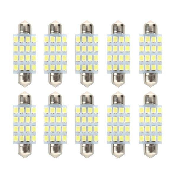 

torpedo car bulb led smd 3528 42 mm - white headlights