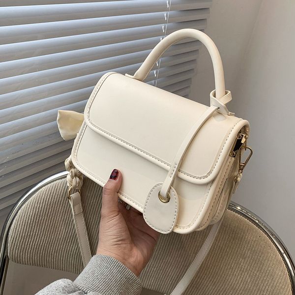 

shoulder bags scarf design small pu leather flap crossbody for women 2021 summer handbags female fashion travel totes