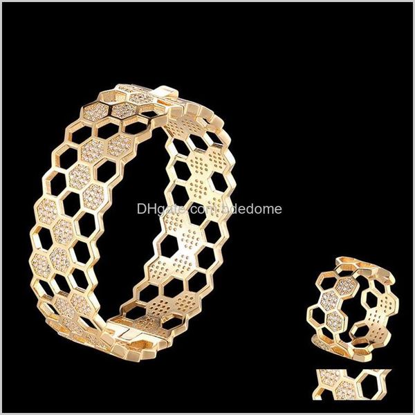 

earrings & necklace drop delivery 2021 zlxgirl hollow upscale snake shape bracelet with ring jewelry sets fine womens year gold bangle gifts, Silver