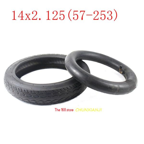 

motorcycle wheels & tires 14 inch wheel tyre x 2.125 / 57-253 inner tube fits many gas electric scooters and e-bike 14*2.125 ti