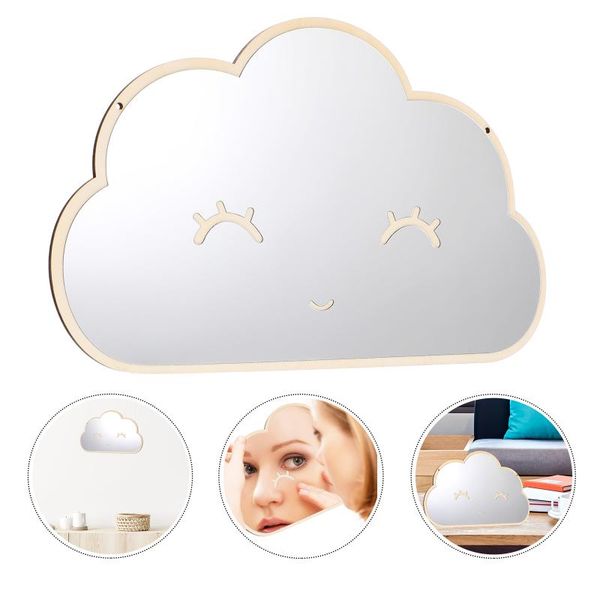 

mirrors 1pc chic cloud shape acrylic mirror ornament kids room wall pendant
