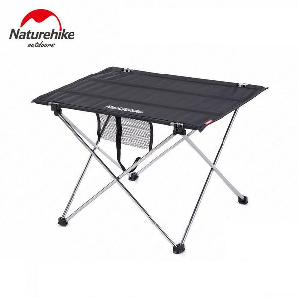 

naturehike light outdoor folding table portable camping tables fishing bbq picnic nh15z012-s camp furniture