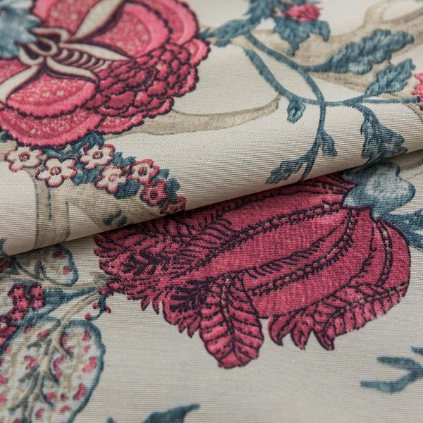

curtain & drapes pastoral style red floral print curtains for living dining room bedroom blackout tulle sheers ready made finished