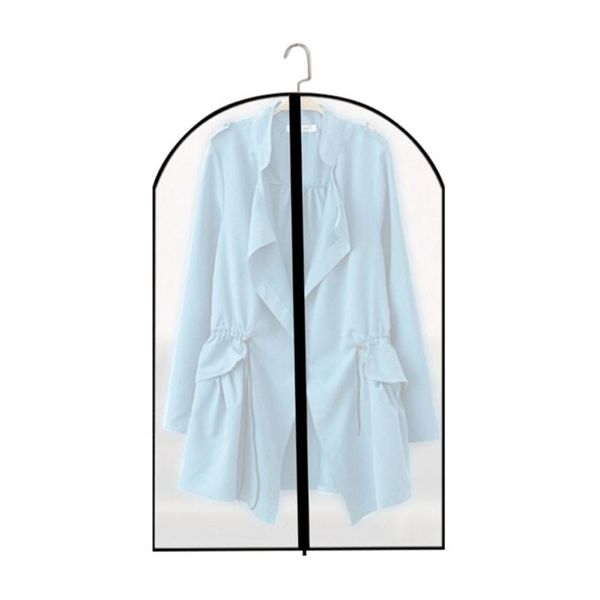 

washable anti-dust cover household transparent waterproof storage hanging clothes organizers bag boxes & bins