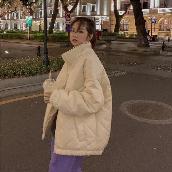 

control han edition loose collar winter thickening tooling cotton-padded clothes make firm offers ~ short coat quilted jacket women's d, Black