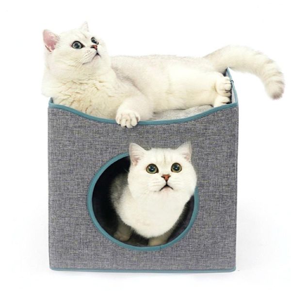 

cat beds & furniture folding nest summer closed deep sleep four seasons universal house villa pet bed mat cushion kennel