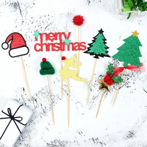 

other event & party supplies simple style christmas cake decoration card er elk crystal effect tree plug-in