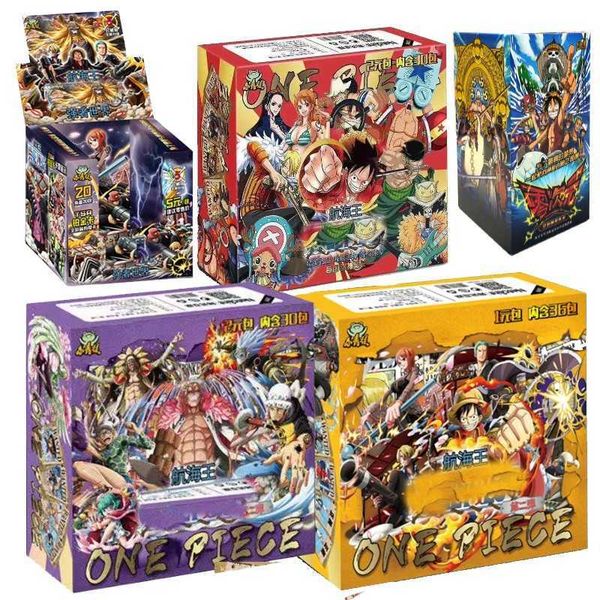 

new 100-180pcs japanese anime luffy zoro nami usopp franky collections card game battle carte trading children toy gifts x0925