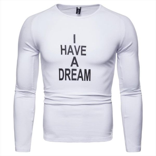 

long sleeve men t shirts pure cotton casual man shirt, White;black