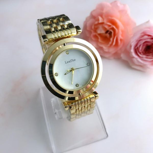 

fashion brand diamond women's watches gold silver stainless steel strap quartz watch holiday gifts first choice relogio feminino wristw, Slivery;brown