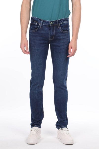 

men's jeans markapia male navy blue jean pants