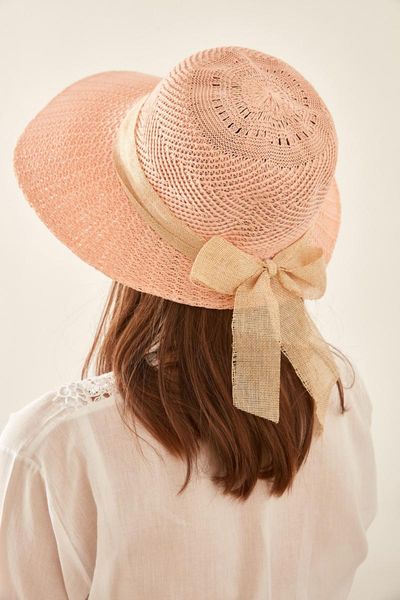 

& city womens sun straw hat t1740-29 outdoor hats, Black;white