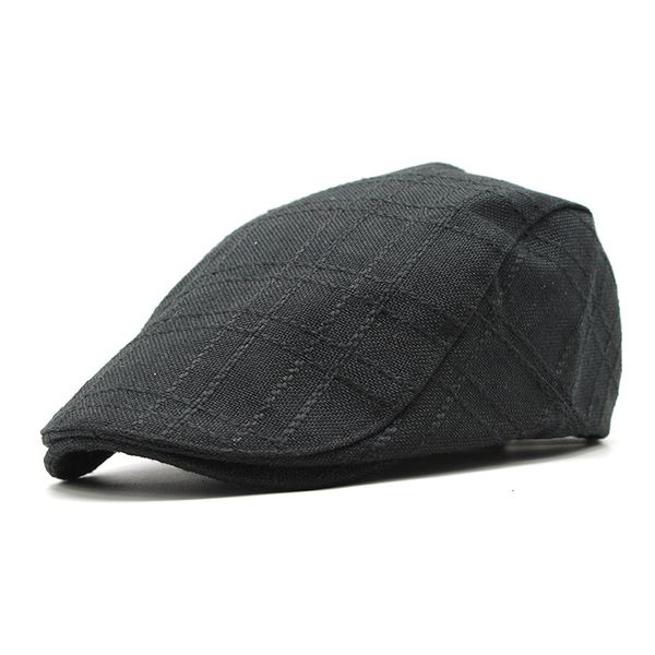 

hats & scarves sets casual beret flat cap breathable mesh sboy style adjustable summer fashion solid color black for men wo, Blue;gray