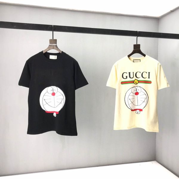 

2021ss men's t-shirt spring summer leisure women's tees black and white short sleeve lovers' wear us size xs- delivery, White;black