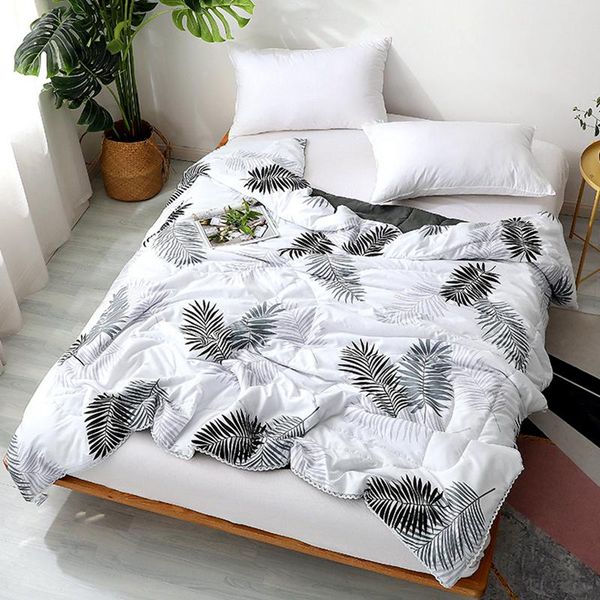 

comforters & sets 30leaves comforter summer solid thin quilt air condition quilted quilts cover polyester fabric for children single #