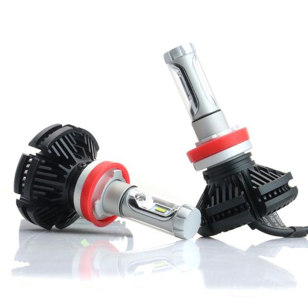 

car headlights 2pcs x3 led headlight bulbs 50w 6000k 6000lm auto headlamp light (h8/h9/h11)
