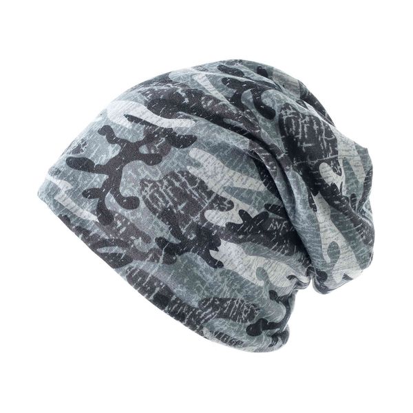 

factory wholesale 50% off female spring and summer camouflage thin baotou hat ins tide knitting net red pile scarf autumn, Blue;gray