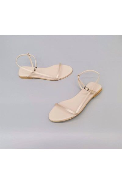 

sandals genuine leather satin fabric mink, Black