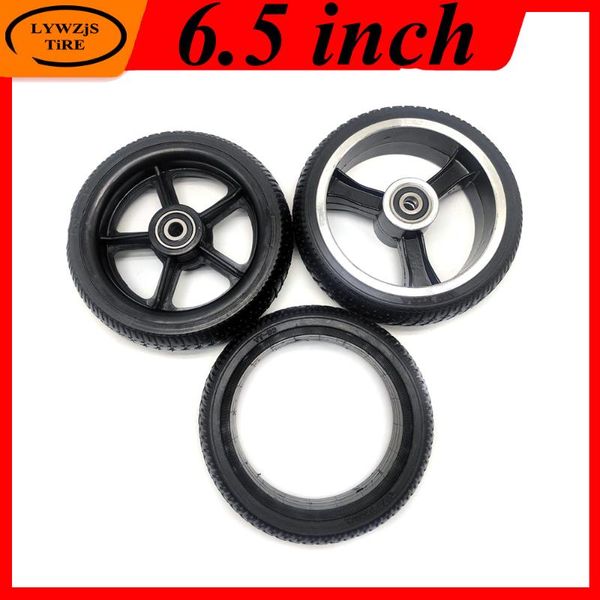 

motorcycle wheels & tires 6.5 inch solid tyre wheel for electric scooter parts