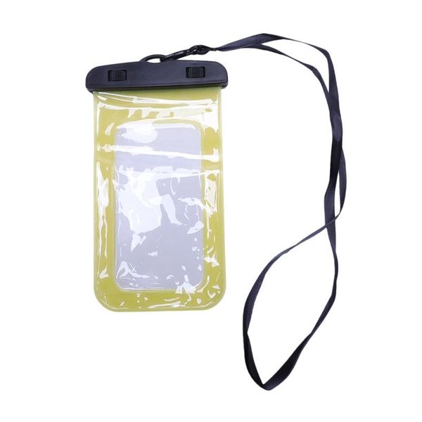 

pool & accessories universal waterproof swimming bags pouch cell phones portable bag convenient to use lightweight useful,yellow