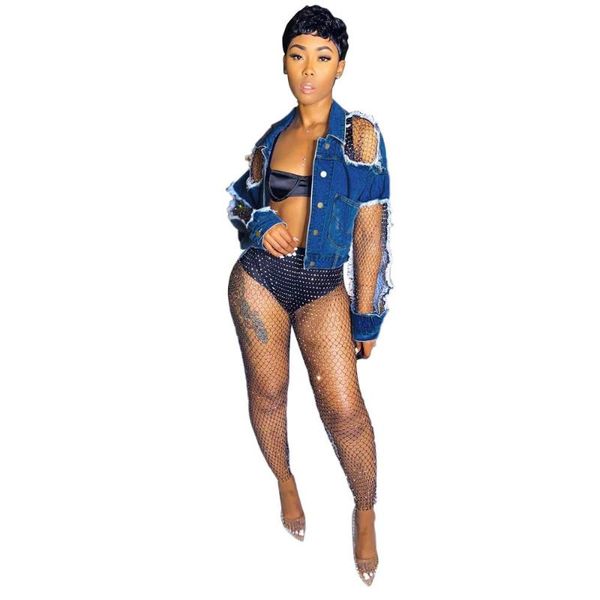 

reduction of age fashion street hip hop style short denim outwear long sleeve lapel single-breasted women's jackets, Black;brown