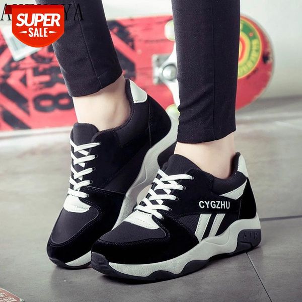 

Spring and autumn ladies all-match sports shoes, casual flat-bottomed, thick-bottomed shoes, vulcanized shoes #zC54