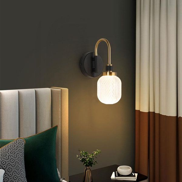

wall lamps 6w lamp fixture g9 led bulb bedside light glass modern decor el bedroom