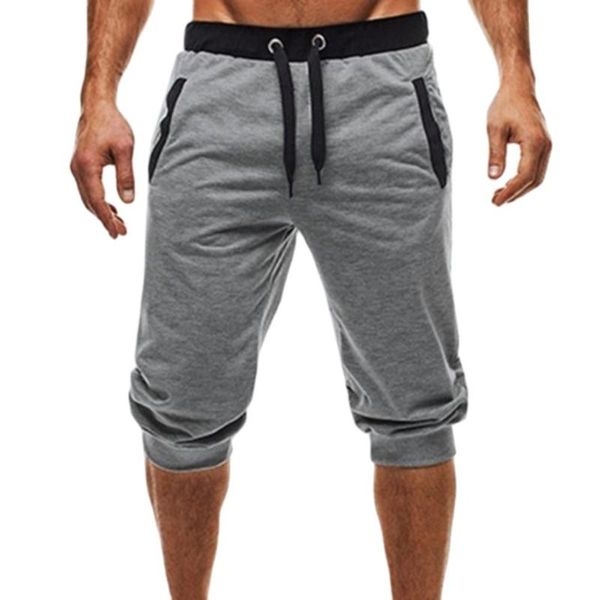 

men's shorts 2021 summer men harem pants sport sweatpants drawstring jogger trousers casual clothing, White;black