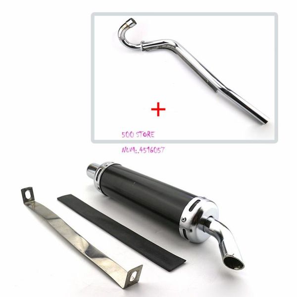 

motorcycle exhaust system modified pipe slip-on aluminum alloy for two-stroke dirt pit bike atv28mm