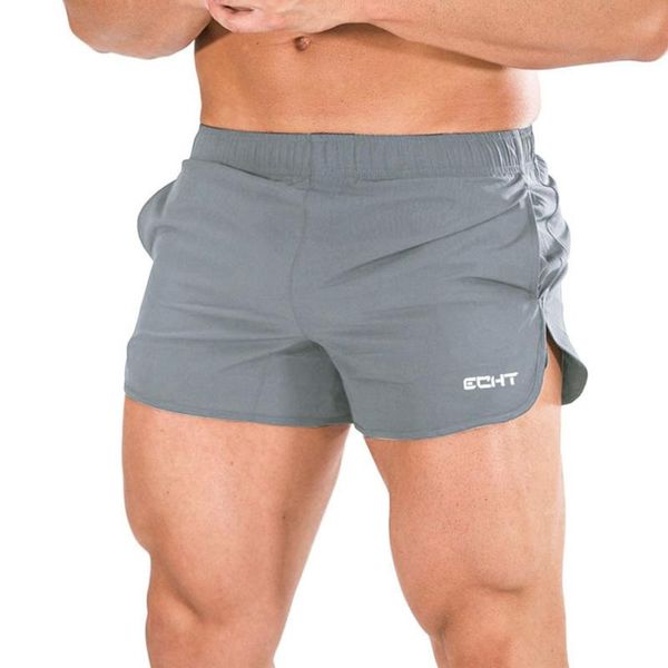 

summer mens fitness brand shorts gyms bodybuilding workout sportswear bottoms male joggers short pants casual thin beach men's, White;black