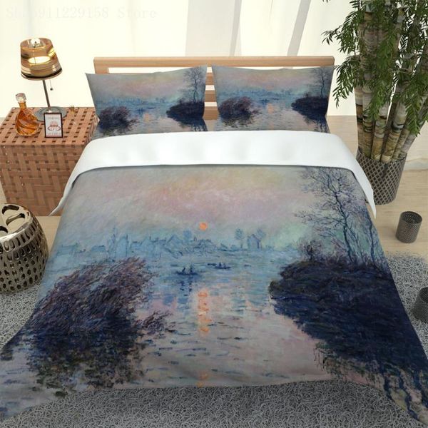 

bedding sets abstract landscape twin set bedroom comforter duvet cover king size boy girl