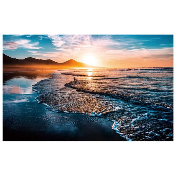 

fish tank background adhesive sunrise beach poster backdrop decorations