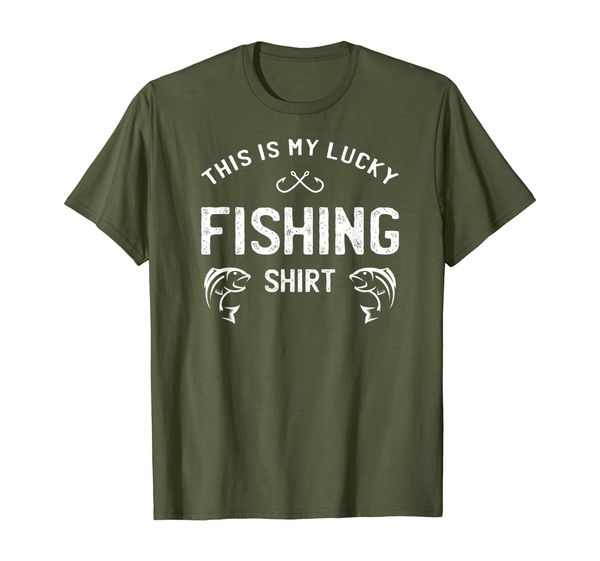 

This is my Lucky Fishing Shirt: Funny Retro T-Shirt, Mainly pictures