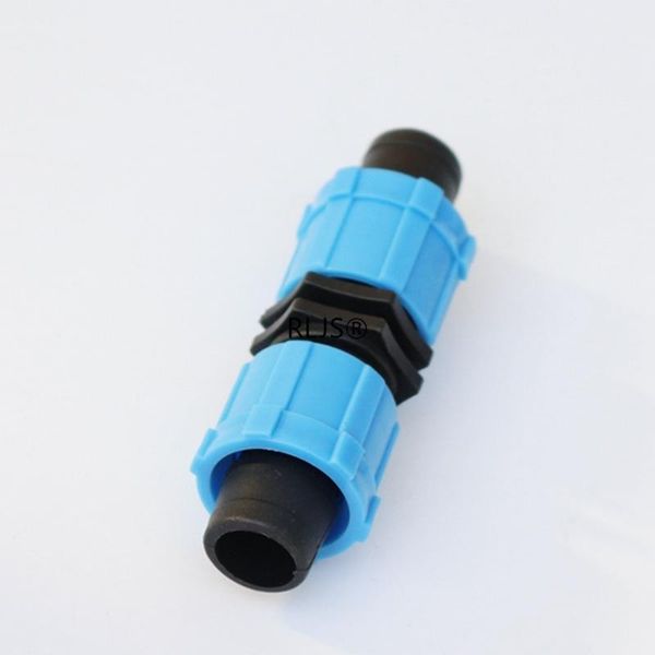 

watering equipments rljs 16mm drip tape threaded connector hose repair 5/8" irrigation fittings 20 pcs