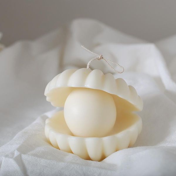

craft tools large scallop pearl silicone candle mold for diy epoxy resin plaster ornaments handicrafts soap mould