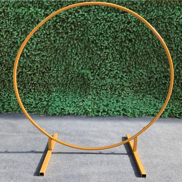 

party decoration wedding arch frame diameter of 2m backdrop stand metal circle flower balloons balloon
