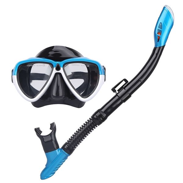 

two piece set of liquid silica gel full dry snorkeling mirror