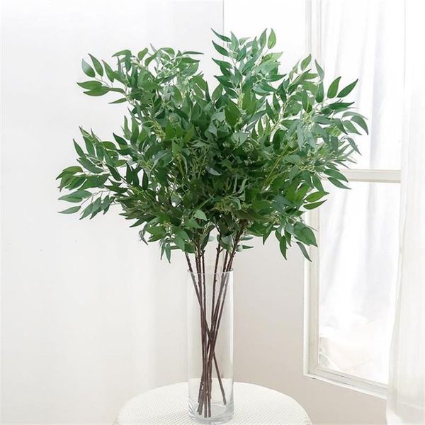 

one long stem willow leaf 39.37" length simulation epilobium autumn greenery for wedding home decorative artificial plants flowers & wr