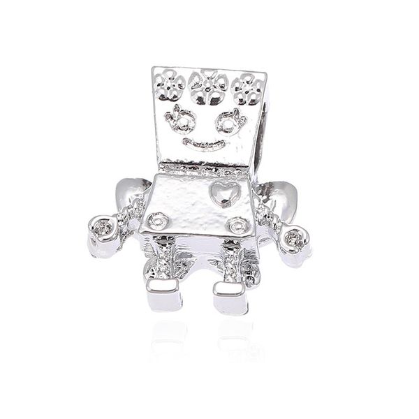 

fits pandora bracelets 30pcs bella fairy charms beads silver charms bead for women diy european necklace jewelry, Black