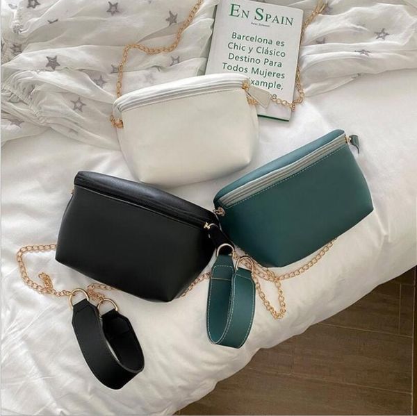

waist bags 2021 bag for women pu shoulder crossbody chest belt handbag